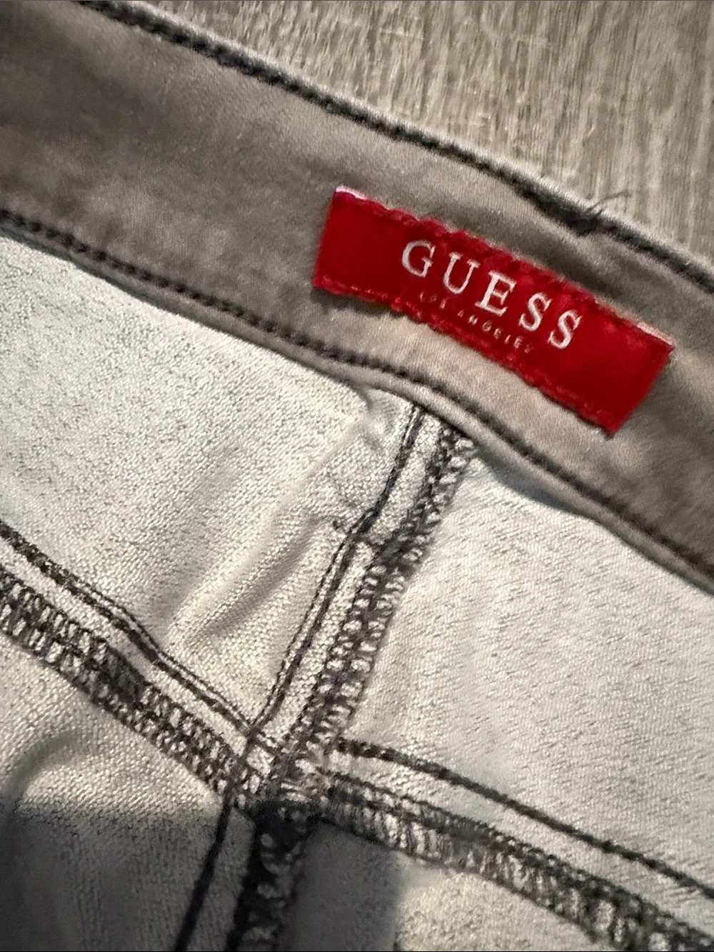 Mens Slim Fit Guess Light Gray Jeans 33x30